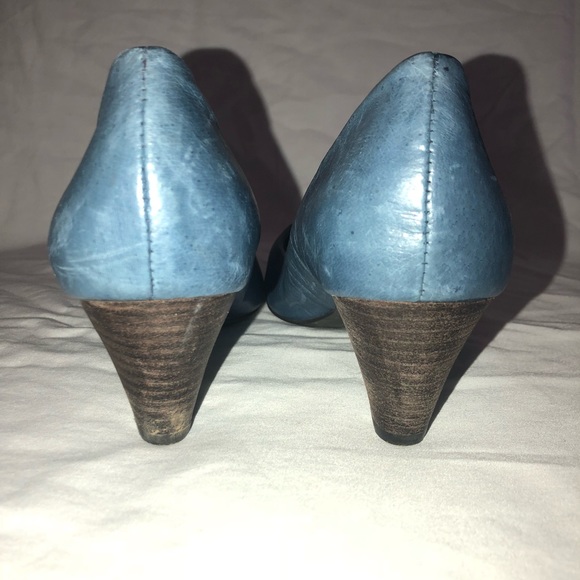 Steve Madden Sadee Blue short heel - Picture 6 of 8